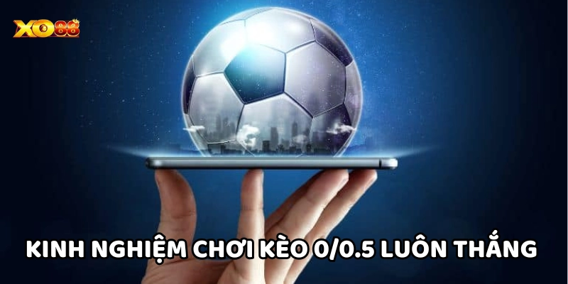 Kinh nghiệm chơi Kèo 0/0.5 thắng lớn từ cao thủ 